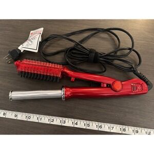 InStyler IS1001.1-19 Red 3/4" Rotating Iron Hair Straightener Curler